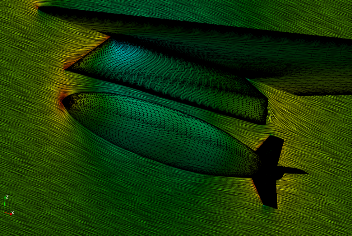 CFD flow visualization